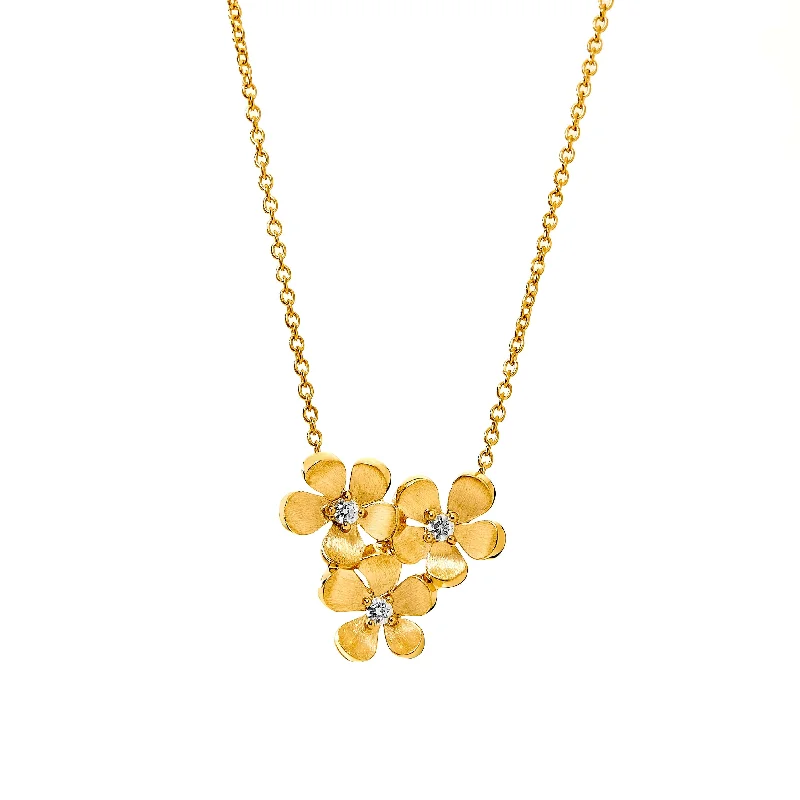 Elegant Designs, Unbeatable Discounts – Shop Jewelry Now Three Flower Necklace