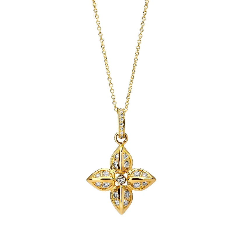 Must-Have Jewelry At Unbelievable Discounts Diamond Flower Necklace