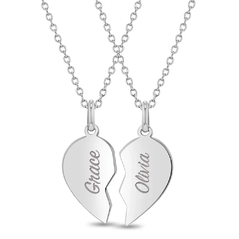 Seasonal Jewelry Clearance – Best Styles At The Lowest Prices A Piece of Me Engravable Kids / Girls Pendant/Necklace - Sterling Silver