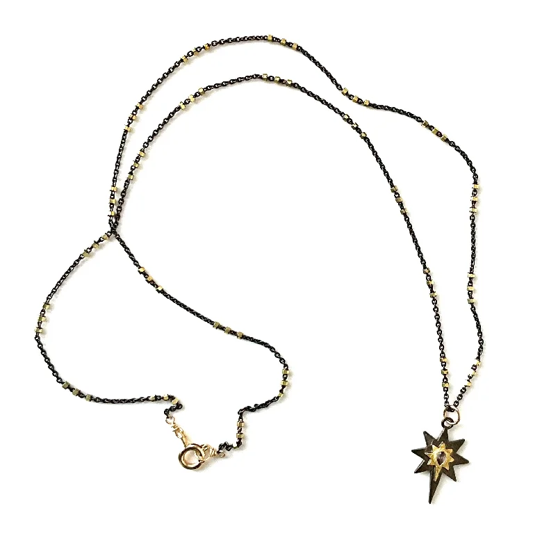 Fashion-Forward Jewelry At Exclusive Discounts Black Ella Diamond Necklace