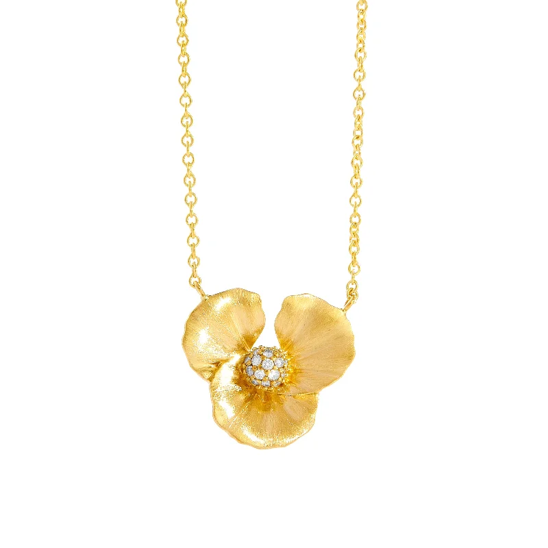 Romantic Heart-Shaped Jewelry For Special Gifts Dogwood Flower Necklace