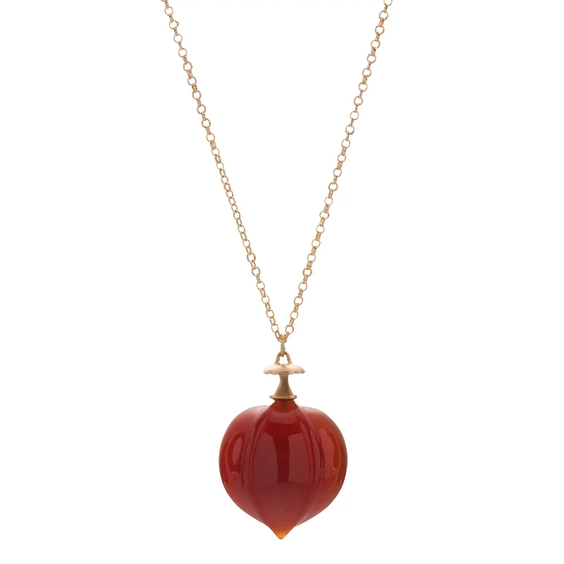 Affordable Glamour – Premium Jewelry At Special Prices Gabriella Kiss 14k Carnelian Hickory Nut Necklace Affordable Glamour – Premium Jewelry At Special Prices Gabriella Kiss 14k Carnelian Hickory Nut Necklace