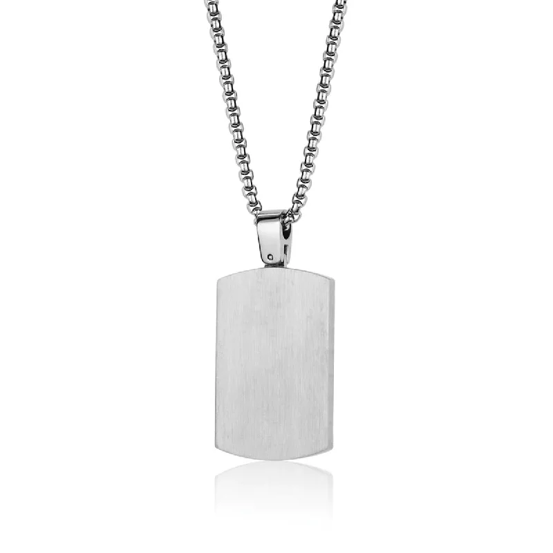 Stunning Statement Jewelry, Unbeatable Discounts MENS STAINLESS STEEL DOGTAG NECKLACE Stunning Statement Jewelry, Unbeatable Discounts MENS STAINLESS STEEL DOGTAG NECKLACE