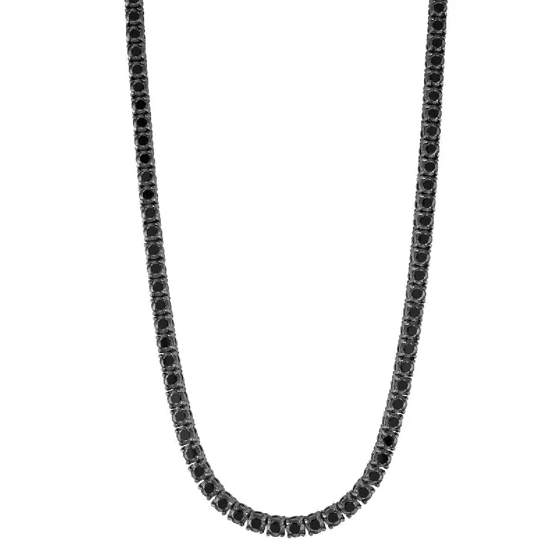 Jewelry Flash Sale – Stylish Designs At Unbeatable Rates MENS STAINLESS STEEL GUNMETAL NECKLACE WITH BLACK CUBIC ZIRCONIAS Jewelry Flash Sale – Stylish Designs At Unbeatable Rates MENS STAINLESS STEEL GUNMETAL NECKLACE WITH BLACK CUBIC ZIRCONIAS