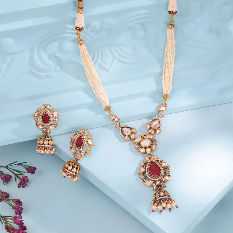 Grab Your Favorite Jewelry At The Lowest Prices Kundan Necklace 170774