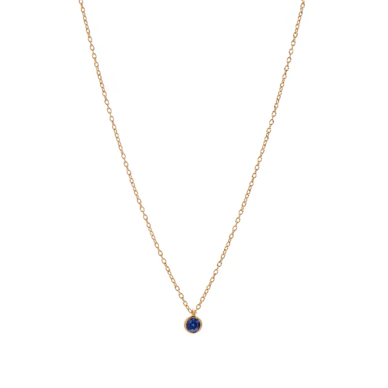 Shop Stylish Jewelry Now And Save Big Marian Maurer 18k Micro 3mm Sapphire Necklace 16" Shop Stylish Jewelry Now And Save Big Marian Maurer 18k Micro 3mm Sapphire Necklace 16"