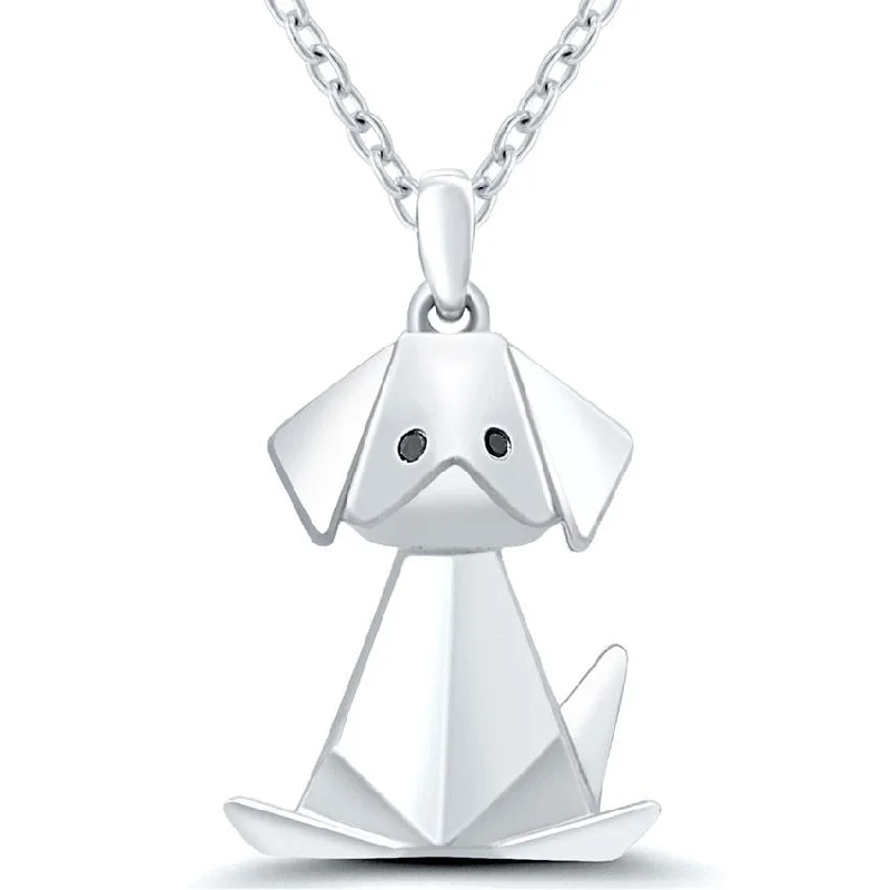 Luxury Jewelry Clearance – Shop Premium Styles Now ORIGAMI DOG PENDANT