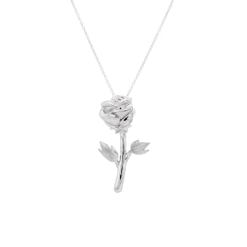 Sparkle For Less – Shop Our Limited-Time Jewelry Deals STERLING SILVER ROSE PENDANT NECKLACE Sparkle For Less – Shop Our Limited-Time Jewelry Deals STERLING SILVER ROSE PENDANT NECKLACE