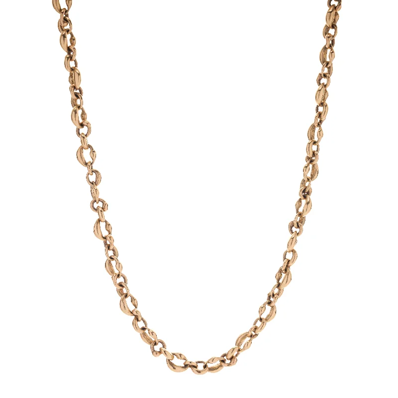 Must-Have Jewelry Pieces At Reduced Prices TenThousandThings 10k Cast Linked Ovals Necklace - 16" Must-Have Jewelry Pieces At Reduced Prices TenThousandThings 10k Cast Linked Ovals Necklace - 16"