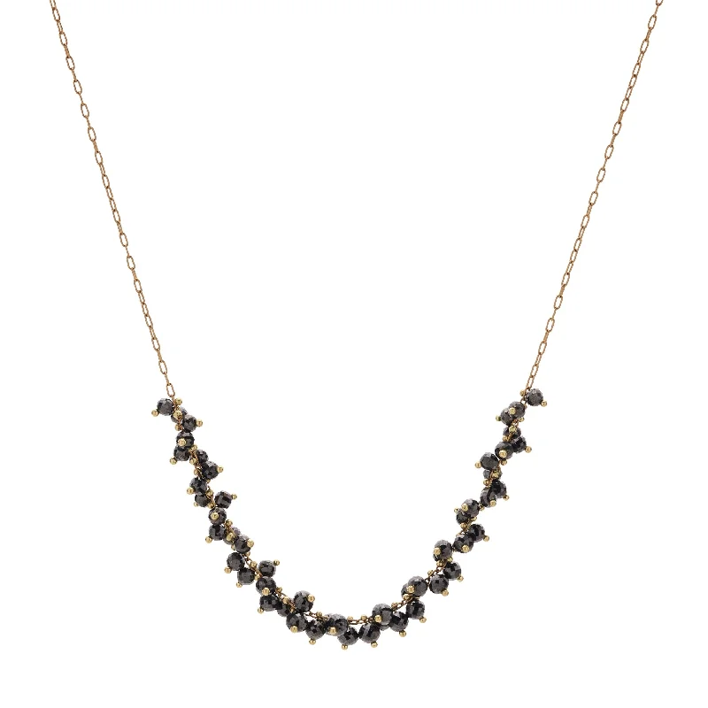 Exclusive Online Jewelry Sale – Don't Wait TenThousandThings 18k Black Diamond X-Long Beaded Cluster Necklace - 17" Exclusive Online Jewelry Sale – Don't Wait TenThousandThings 18k Black Diamond X-Long Beaded Cluster Necklace - 17"