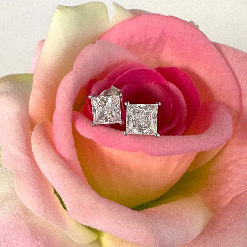 Elegant Designs, Unbeatable Discounts – Shop Jewelry Now 3 ctw Princess Stud Earrings, 1.5 ct Each - 30% Final Sale Elegant Designs, Unbeatable Discounts – Shop Jewelry Now 3 ctw Princess Stud Earrings, 1.5 ct Each - 30% Final Sale