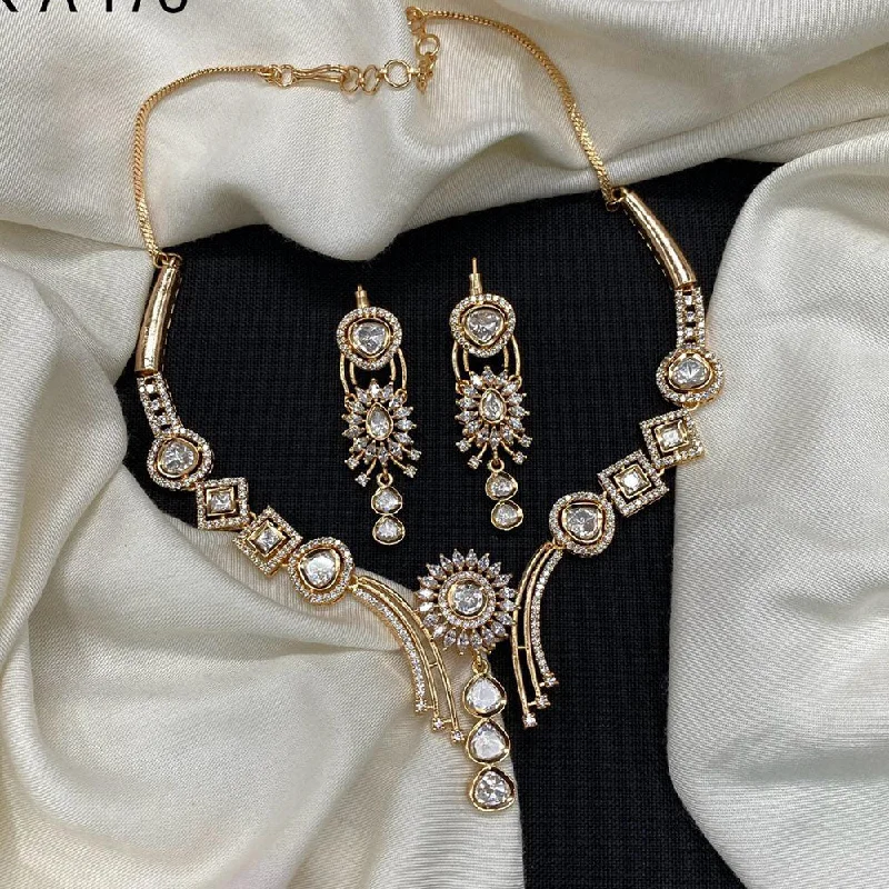 Premium Jewelry At Special Low Prices For A Limited Time Amoliya Jewels Gold Plated Polki Kundan Stone Necklace Set Premium Jewelry At Special Low Prices For A Limited Time Amoliya Jewels Gold Plated Polki Kundan Stone Necklace Set