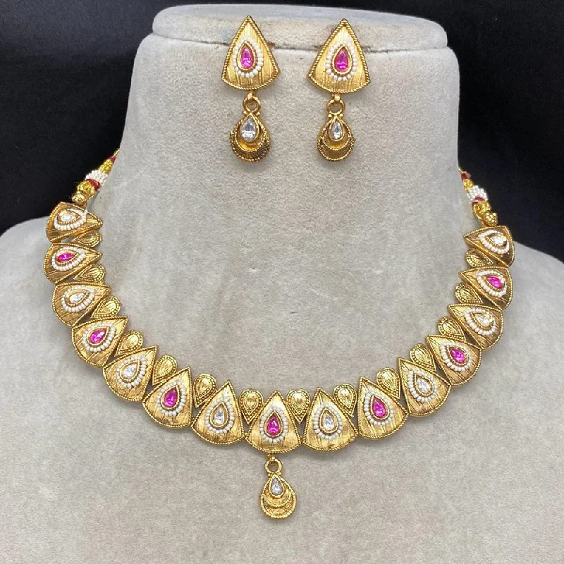 Exclusive Jewelry Sale – Shine For Less Amoliya Jewels Gold Plated Pota Stone Pearls Necklace Set Exclusive Jewelry Sale – Shine For Less Amoliya Jewels Gold Plated Pota Stone Pearls Necklace Set