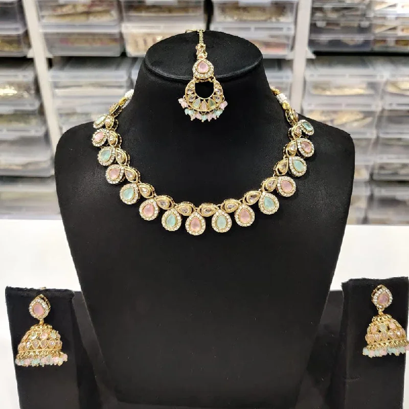 Handcrafted Jewelry Sale – Unique Designs At Low Prices Anjali Jewellery Gold Plated Crystal Stone Necklace Set Handcrafted Jewelry Sale – Unique Designs At Low Prices Anjali Jewellery Gold Plated Crystal Stone Necklace Set
