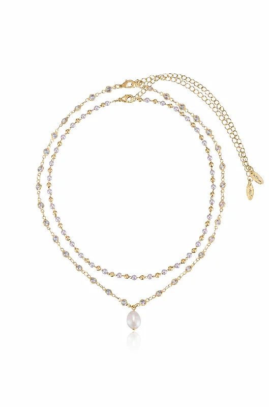 Special Deals On Handcrafted And Designer Jewelry Crystal Spark and Ball Chain Necklace Set Special Deals On Handcrafted And Designer Jewelry Crystal Spark and Ball Chain Necklace Set