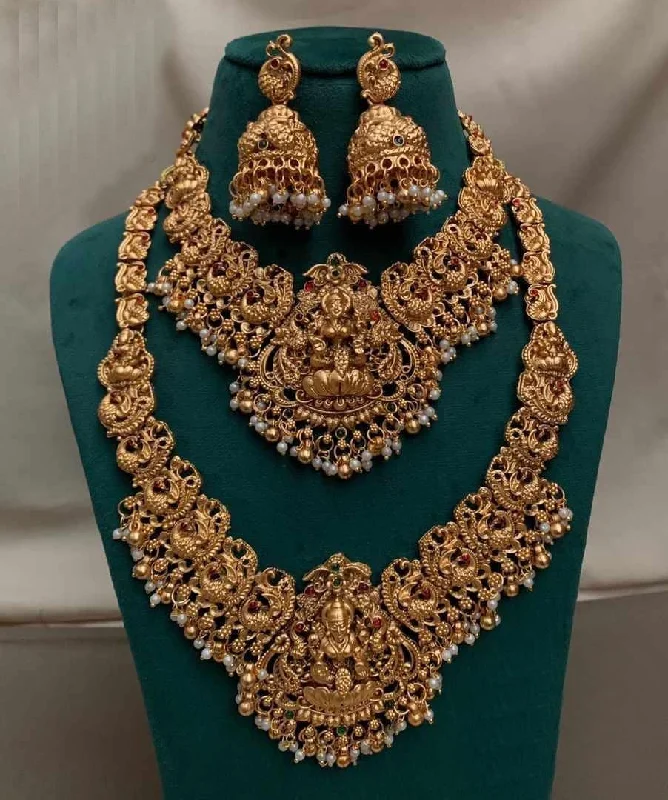 Premium Jewelry At Special Low Prices For A Limited Time Exclusive Premium Gold finish multicolor stones Combo set Premium Jewelry At Special Low Prices For A Limited Time Exclusive Premium Gold finish multicolor stones Combo set