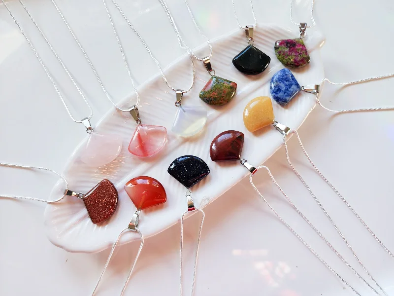 Elegant Jewelry, Affordable Luxury – Shop Now Fan Crystal Necklace