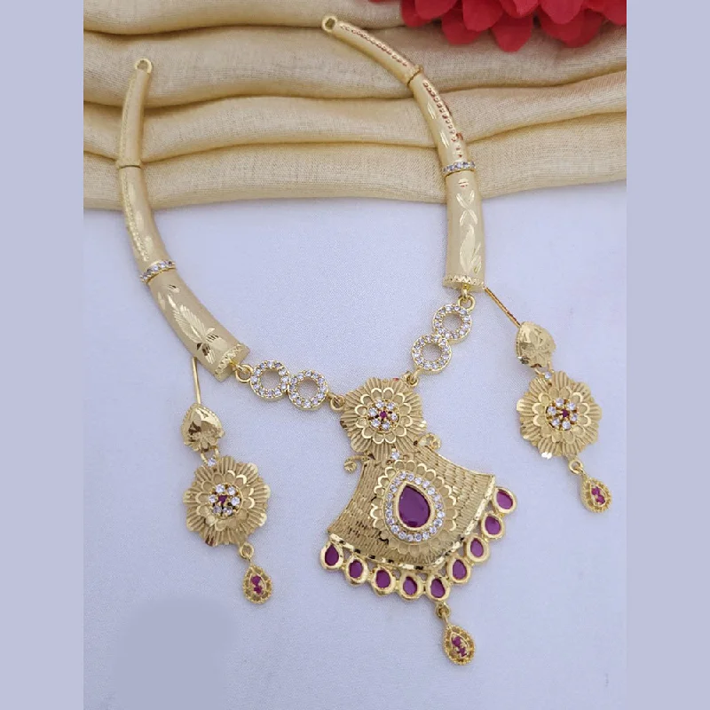 Limited-Stock Jewelry Sale – Once It's Gone, It's Gone FS Collection Gold Plated Austrian Stone Necklace Set Limited-Stock Jewelry Sale – Once It's Gone, It's Gone FS Collection Gold Plated Austrian Stone Necklace Set