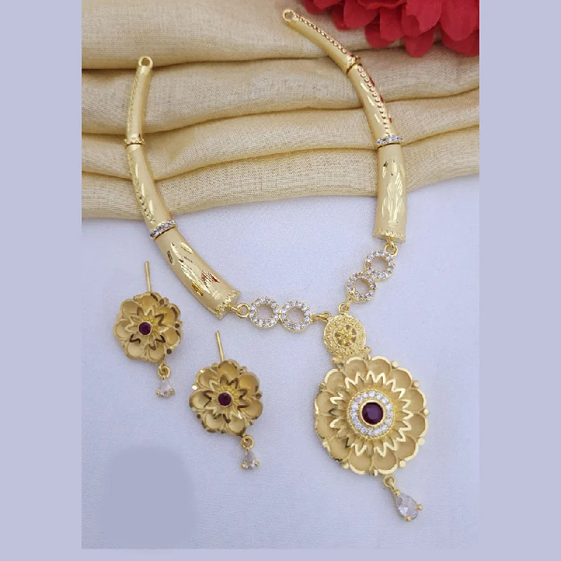 Fashion-Forward Jewelry At Incredible Prices FS Collection Gold Plated Austrian Stone Necklace Set Fashion-Forward Jewelry At Incredible Prices FS Collection Gold Plated Austrian Stone Necklace Set