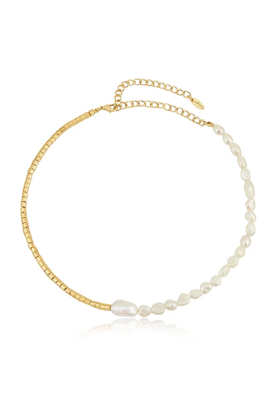 Don't Miss Out On Jaw-Dropping Jewelry Discounts Mixed Up Freshwater Pearl Beaded Necklace Don't Miss Out On Jaw-Dropping Jewelry Discounts Mixed Up Freshwater Pearl Beaded Necklace