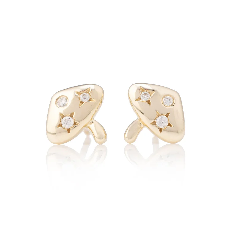 Luxury Meets Affordability – Jewelry Sale Now Live Mushroom Stud Earrings