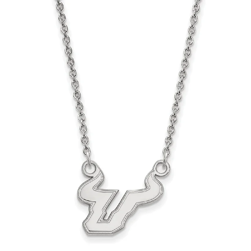 Shop Jewelry That Shines Without The High Price Sterling Silver South Florida Small Mascot Pendant Necklace Shop Jewelry That Shines Without The High Price Sterling Silver South Florida Small Mascot Pendant Necklace
