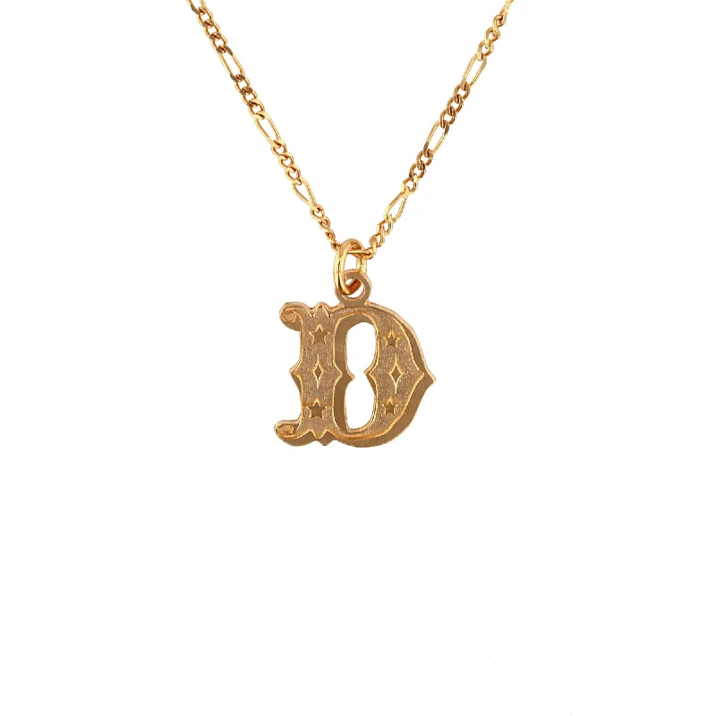 Trending Jewelry Styles Now At Limited-Time Discounts Circus Letter D Gold Plated Necklace Trending Jewelry Styles Now At Limited-Time Discounts Circus Letter D Gold Plated Necklace