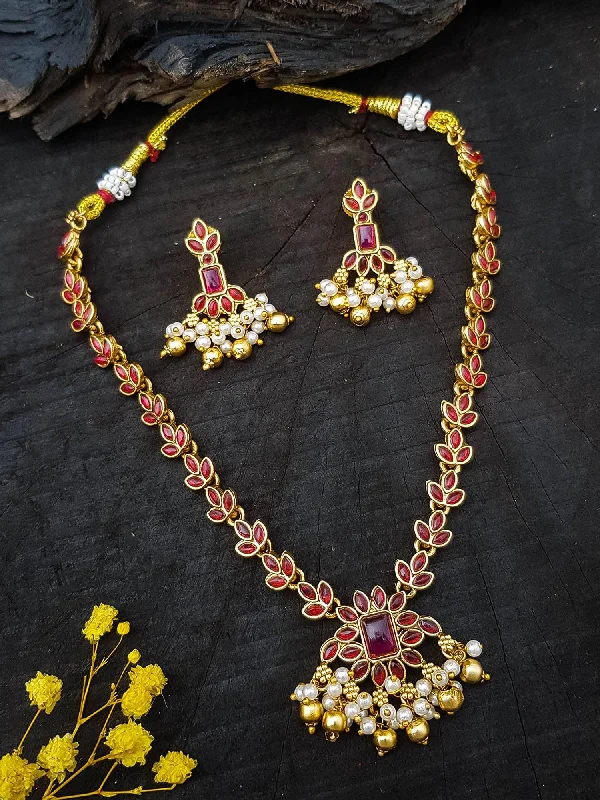 Trending Jewelry Styles Now At Limited-Time Discounts Premium Gold plated Trending designs Short AD/zercon necklace set Trending Jewelry Styles Now At Limited-Time Discounts Premium Gold plated Trending designs Short AD/zercon necklace set