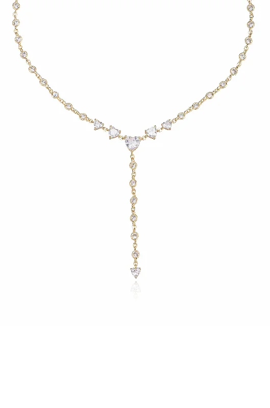 Exclusive Gemstone Jewelry At Special Prices Queen of Hearts Crystal Lariat Necklace Exclusive Gemstone Jewelry At Special Prices Queen of Hearts Crystal Lariat Necklace