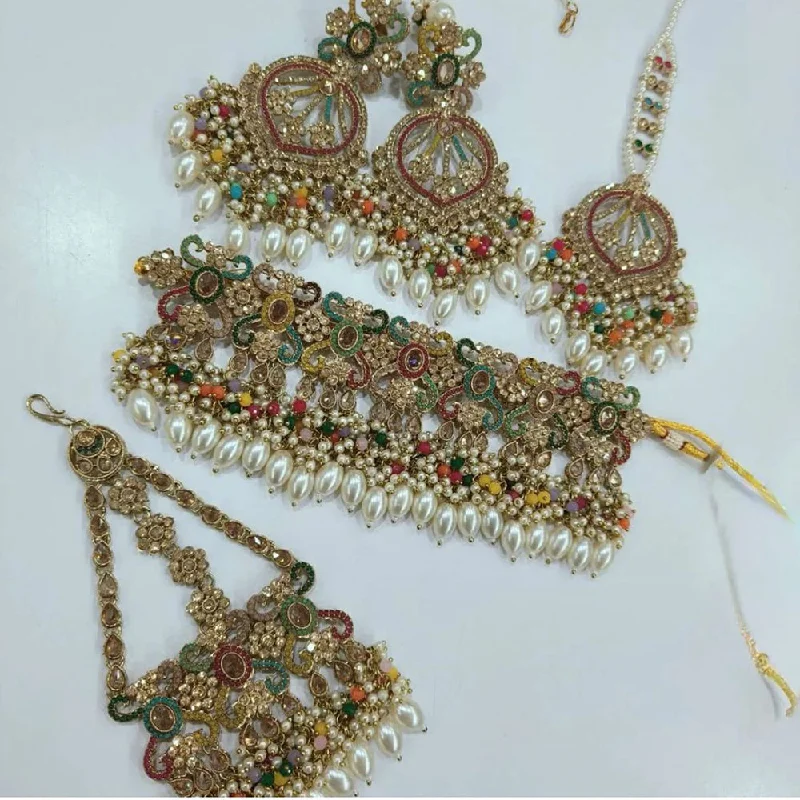 Bestselling Jewelry Now On Sale – Elevate Your Look Shree Chamunda Jewellers Gold Plated Austrian Stone And Pearl Choker Necklace Set Bestselling Jewelry Now On Sale – Elevate Your Look Shree Chamunda Jewellers Gold Plated Austrian Stone And Pearl Choker Necklace Set