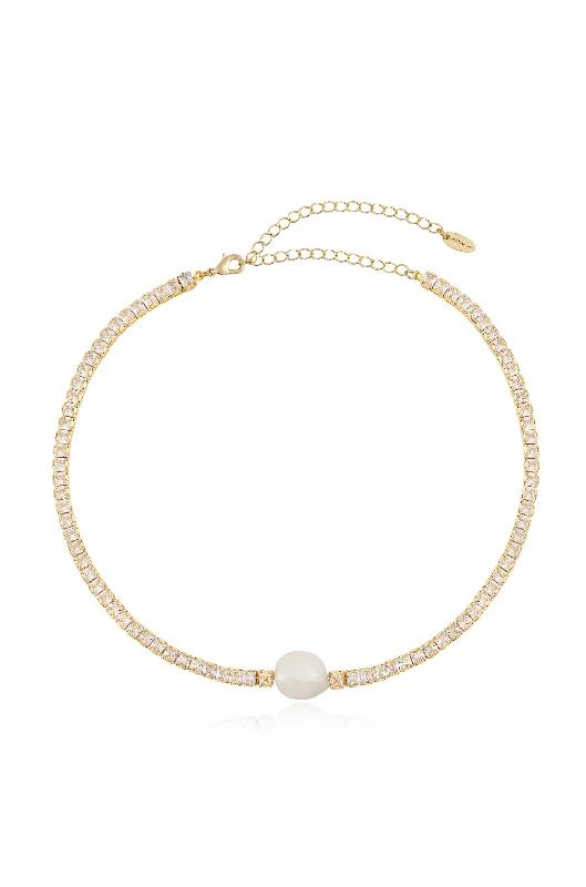 Exclusive Jewelry Sale Event – Shop Now Single Freshwater Pearl Link Necklace