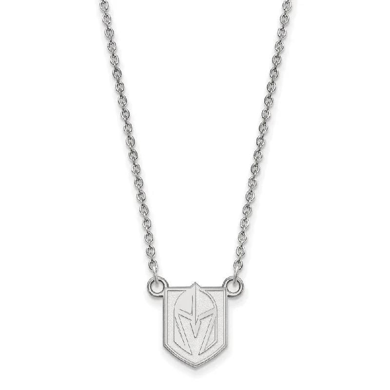 Grab Your Favorite Jewelry At The Lowest Prices Sterling Silver NHL Golden Knights Small Necklace, 18 Inch Grab Your Favorite Jewelry At The Lowest Prices Sterling Silver NHL Golden Knights Small Necklace, 18 Inch