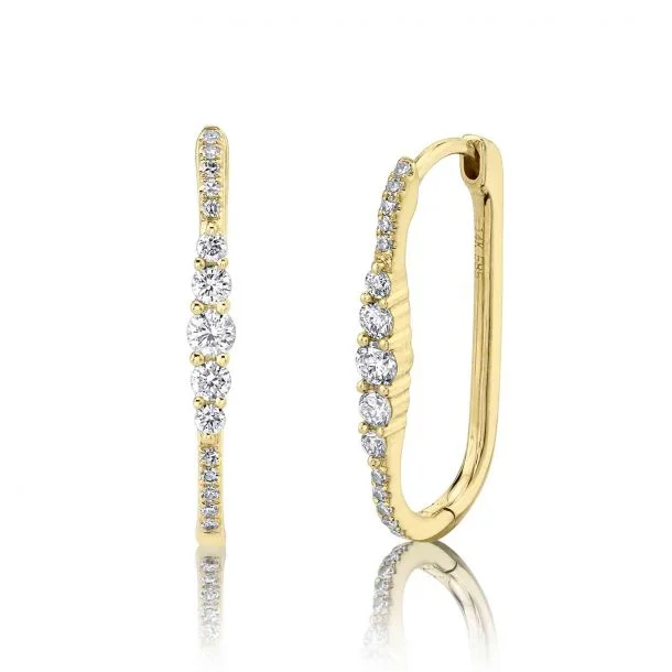 Luxury Jewelry Clearance – Shop Premium Styles Now Shy Creation Squared-Oval Diamond Hoop Earrings Luxury Jewelry Clearance – Shop Premium Styles Now Shy Creation Squared-Oval Diamond Hoop Earrings