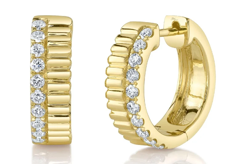 Jewelry Sale – Exclusive Styles At Lower Prices Shy Creation Fluted Diamond Huggie Earrings Jewelry Sale – Exclusive Styles At Lower Prices Shy Creation Fluted Diamond Huggie Earrings