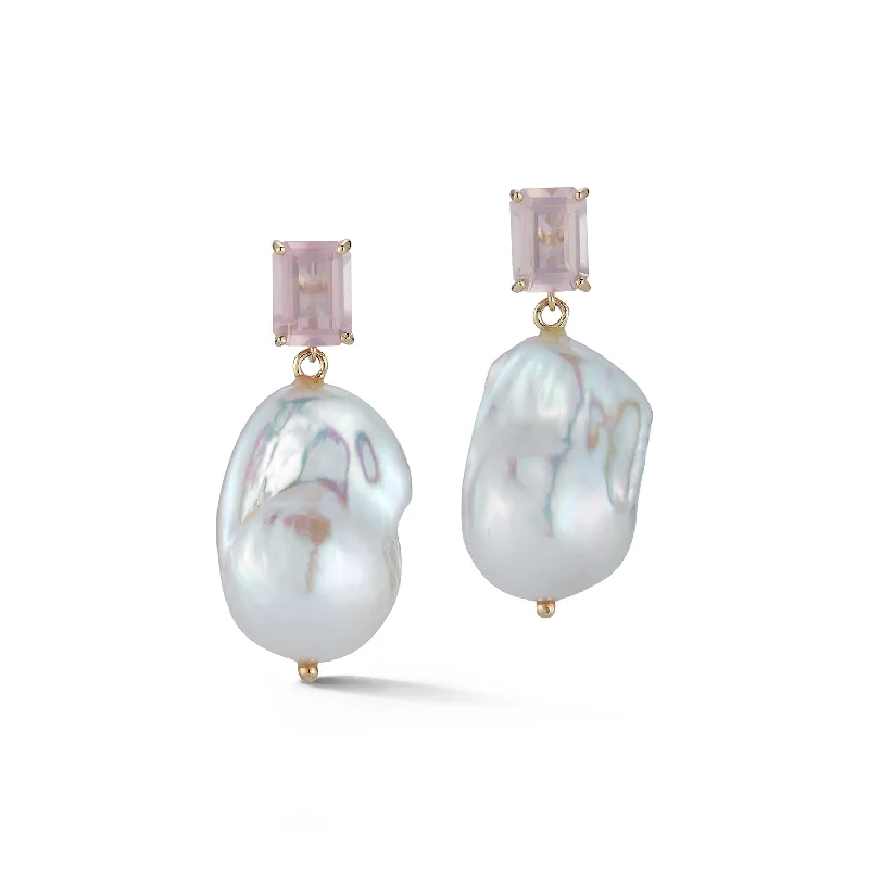 Unmissable Deals On Handmade Jewelry Collections 14kt Rose Quartz and Baroque Pearl Drop Earrings Unmissable Deals On Handmade Jewelry Collections 14kt Rose Quartz and Baroque Pearl Drop Earrings