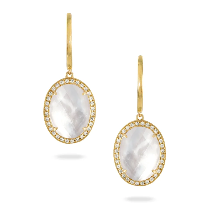 Shop Fine Jewelry With Amazing Deals Doves Clear Quartz and Mother of Pearl Earrings Shop Fine Jewelry With Amazing Deals Doves Clear Quartz and Mother of Pearl Earrings