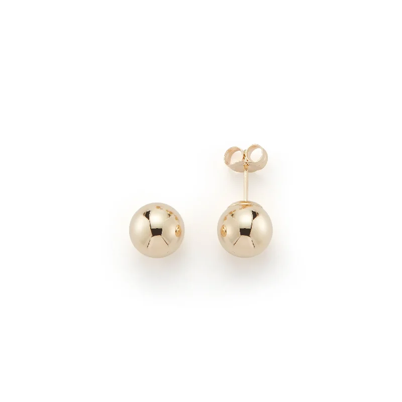 The Perfect Jewelry Piece At The Perfect Discount 8mm Gold Ball Studs