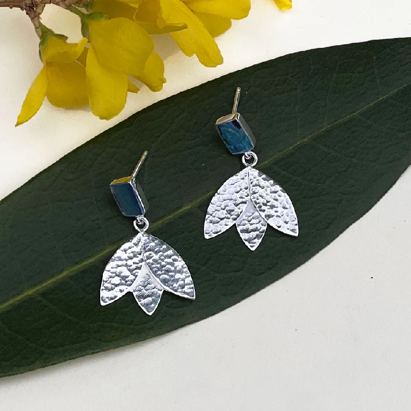 Don't Miss Out On Bestselling Jewelry At Special Prices Abalone Blossom Earrings - Sterling Silver, Indonesia