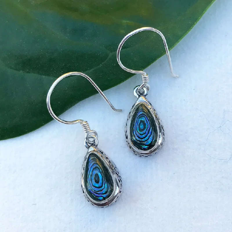Clearance Sale On High-End Jewelry Collections Antik Abalone Earrings - Sterling Silver, Indonesia