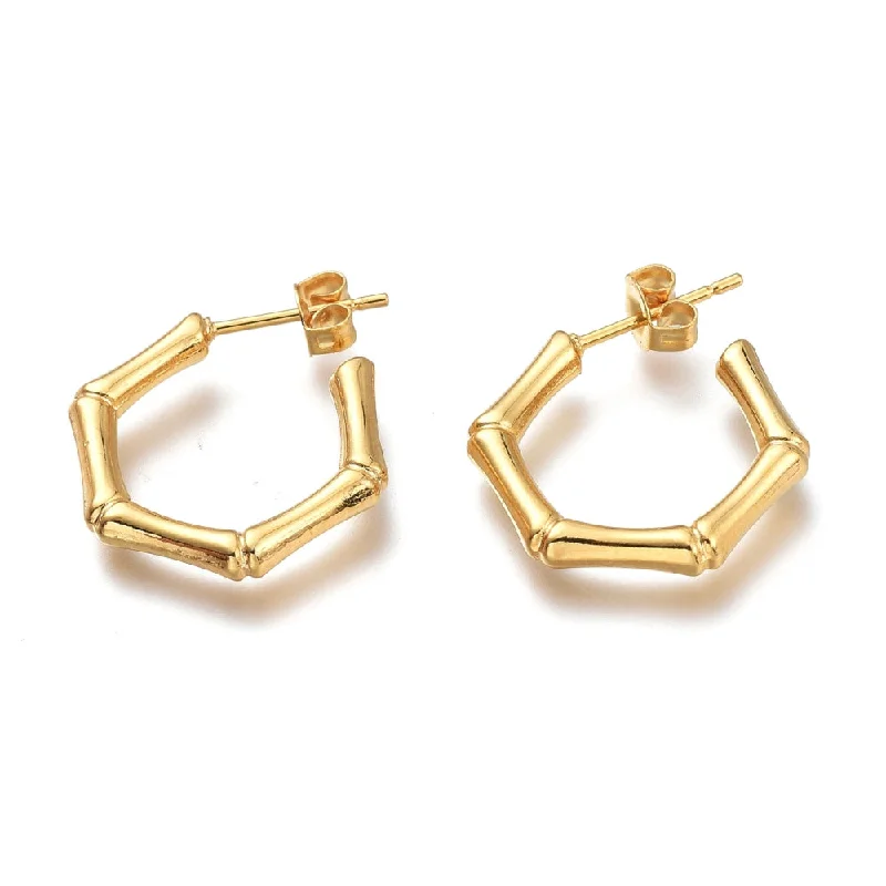 Buy More, Save More On Stunning Jewelry Pieces BAMBOO HUGGIE