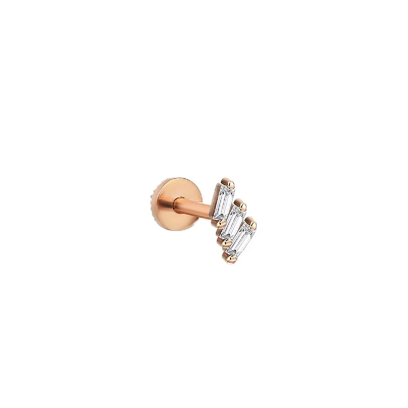 Elegant Jewelry Pieces At Unbelievable Prices Baguette Arc Piercing Earring