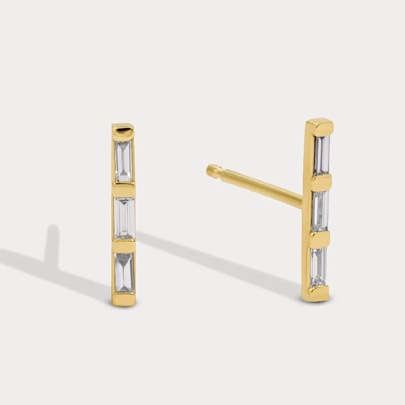 Shop Signature Jewelry Styles At Exclusive Prices Baguette Bar Earrings