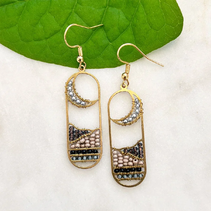 Limited-Stock Jewelry Sale – Once It's Gone, It's Gone Crescent Moon Bead Earrings, Guatemala