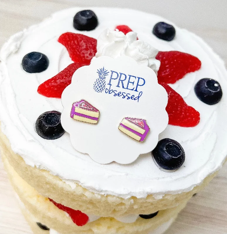 Get The Sparkle You Love At Prices You Adore Birthday Cake Signature Enamel Studs by Prep Obsessed Get The Sparkle You Love At Prices You Adore Birthday Cake Signature Enamel Studs by Prep Obsessed
