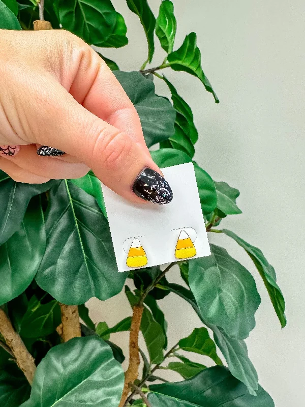 Grab Your Favorite Jewelry At The Lowest Prices Candy Corn Signature Enamel Studs by Prep Obsessed Grab Your Favorite Jewelry At The Lowest Prices Candy Corn Signature Enamel Studs by Prep Obsessed