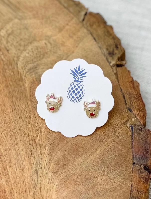 Everyday Jewelry Essentials Now On Sale Christmas Hat Reindeer Signature Enamel Studs Everyday Jewelry Essentials Now On Sale Christmas Hat Reindeer Signature Enamel Studs