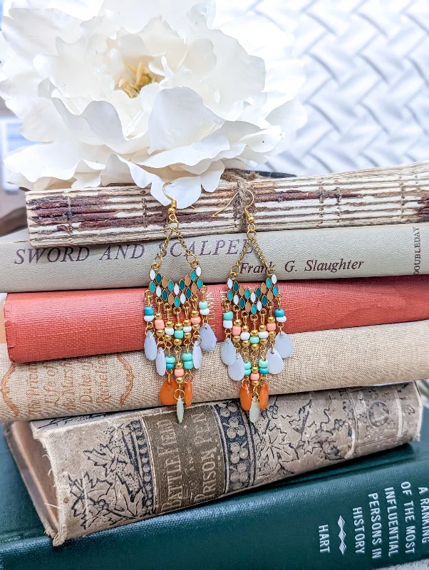 Buy More, Save More On Stunning Jewelry Pieces Beautiful Beachy Chandelier Earrings