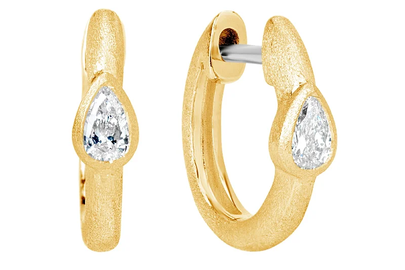 Fine Jewelry, Limited-Time Offers Available Diamond Bezel Huggie Earring