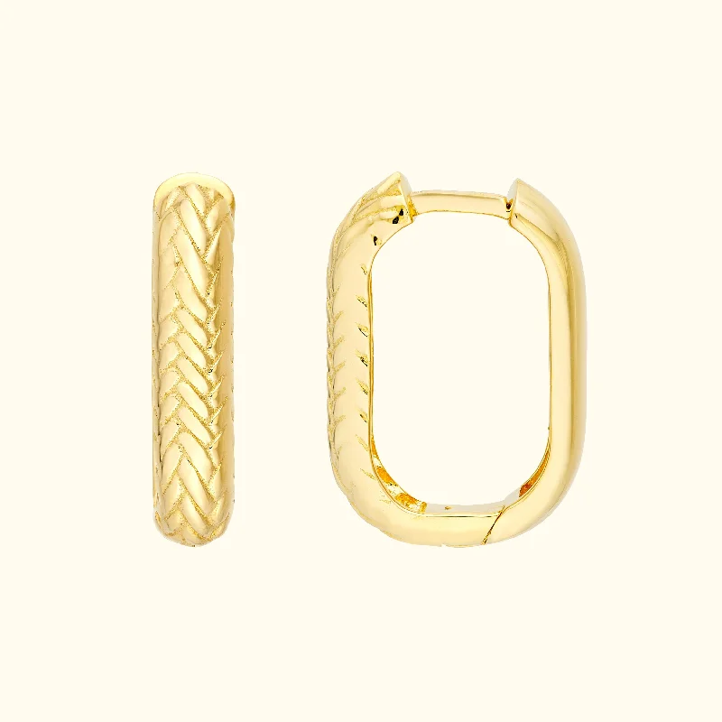 Elegant Jewelry Styles At Budget-Friendly Prices Diamond Cut Pattern Hoops
