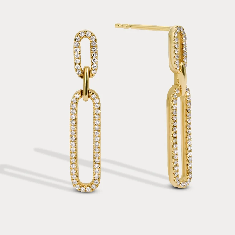 Affordable Luxury Jewelry For Every Occasion Diamond Link Earrings